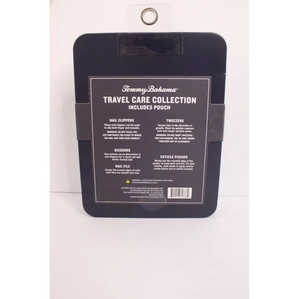 Tommy Bahama Travel‎ Nail Set Nail Care Fingernail, Toe Clipper, Scissors New